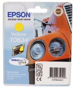 T06344A совместимый картридж TV для Epson Stylus C67/ C87, CX3700/ CX4100/ CX4700 Yellow