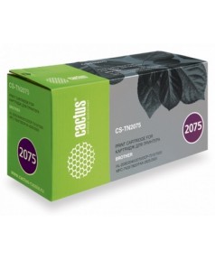 TN-2075 Cовместимый Картридж Cactus для Brother HL-2030/ 2040/ 2070, FAX-2825R, FAX-2920R, MFC- 7420/ 7820, DCP-7010 (2500 стр.)