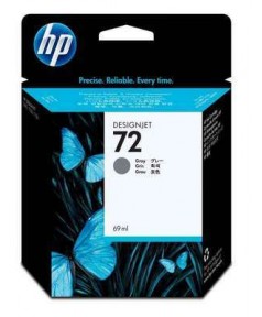 C9401A HP 72 Картридж серый для плоттеров HP DesignJet T610/ 620/ 770/ 790/ 795/ 1100/ 1120/ 1200/ 2300 (69 ml)