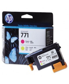CE018A HP 771 Печатающая головка для HP DesignJet Z6200/ Z6600/ Z6800, пурпурная и желтая
