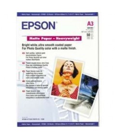 S041261 Бумага Epson Matte Paper-Heavyweight, A3, 167 г/ м2 (50 л.)