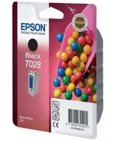 T028 / T028401 Картридж для Epson Stylus Color C60 черный (420стр.)