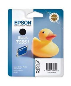 T0551 / T055140 Картридж для Epson Stylus Photo R240/245; RX400/420/425/520/540 Black (290 стр.)