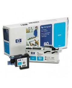 C4821A HP 80 Голова (printheads and printhead cleaners) для плоттера HP DesignJet 1050с/ с+/ 1055cm/ cm+ (Cyan)