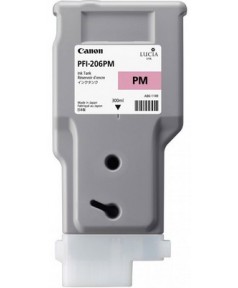 PFI-206PM (Photo Magenta) [5308B001] Картридж с чернилами для плоттера Canon iPF6400/6450 (300 мл)