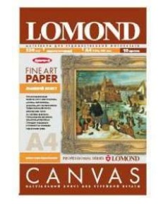 Бумага LOMOND NATURAL CANVAS PIGMEN ARCHIVE A3 холстовая для пигментных чернил 20 л. 320 г/ м2 [0908322]