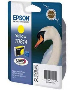 T0814 / T08144A / T11144A10 Картридж повышенной емкости для Epson Stylus Photo R270/R290/R295/R390/ T50/T59/ RX590/RX610/RX615/ TX650/TX659/RX690/TX700W/ TX710W/TX800FW/1410, Yellow (760стр. 11,1ml)