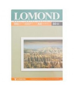 190 Бумага LOMOND A4 INC JET 190 г/ м2 50 л. матовая двухсторон [0102015]