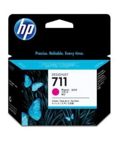 CZ135A HP 711 Тройная упаковка картриджей для принтеров HP Designjet T120.T520, пурпурный, 3*29мл.