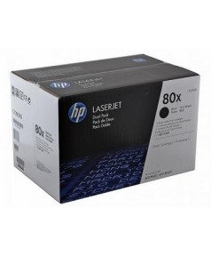 CF280XD/ CF280XF HP 80X Двойная упаковка картриджей для принтеров HP LJ Pro 400, M401, MFP M425 (2*6900 стр)